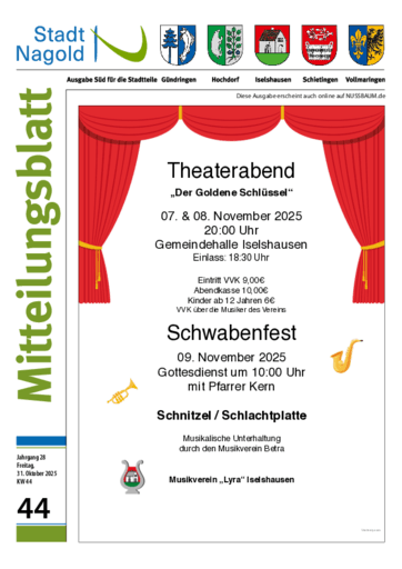 Ausgabe 44/2025 lesen