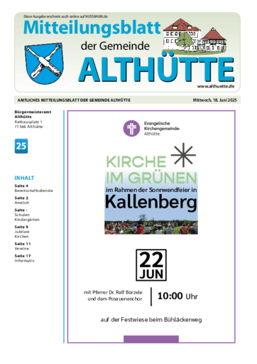 Ausgabe 25/2025 lesen