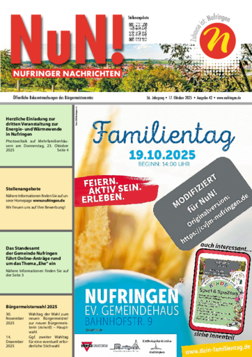 NUSSBAUM+ Premium - NuN! Nufringer Nachrichten