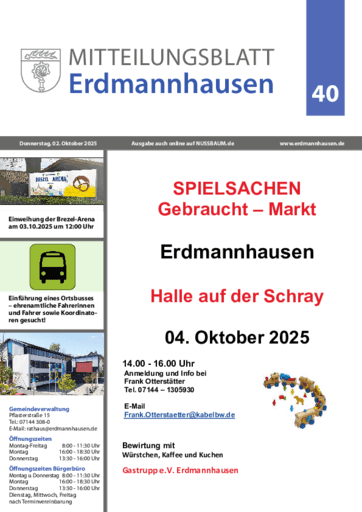 Ausgabe 40/2025 lesen