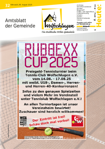 Ausgabe 32/2025 lesen