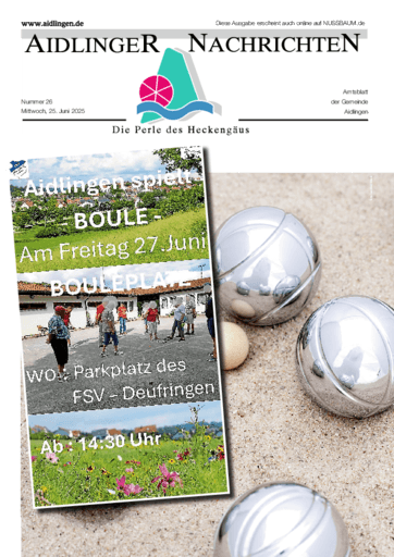 Ausgabe 26/2025 lesen
