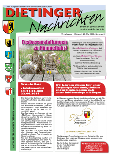 Ausgabe 22/2025 lesen