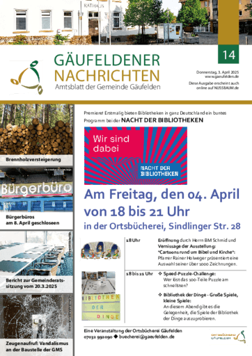 Ausgabe 14/2025 lesen