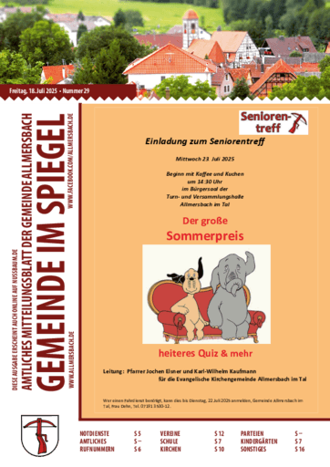 Ausgabe 29/2025 lesen