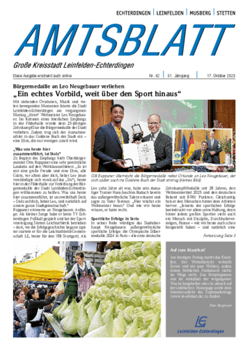 Ausgabe 42/2025 lesen