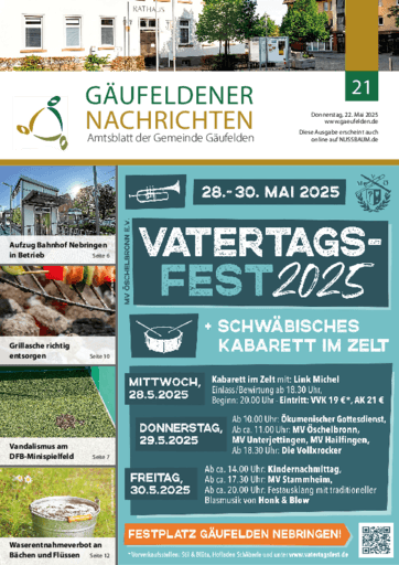 Ausgabe 21/2025 lesen