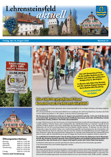 Ausgabe 33/2024 lesen