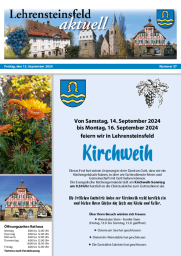 Ausgabe 37/2024 lesen