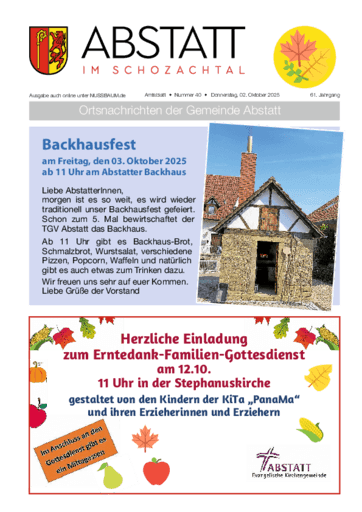 Ausgabe 40/2025 lesen