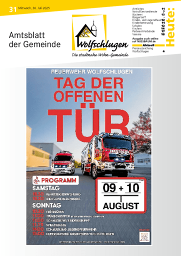 Ausgabe 31/2025 lesen