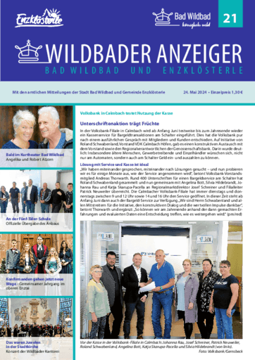 Ausgabe 21/2024 lesen