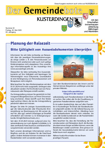 Ausgabe 22/2025 lesen