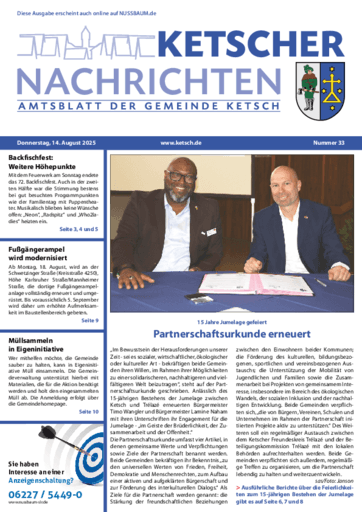 Ausgabe 33/2025 lesen