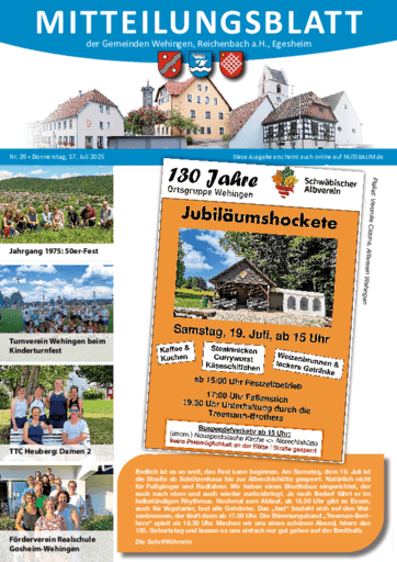 Ausgabe 29/2025 lesen