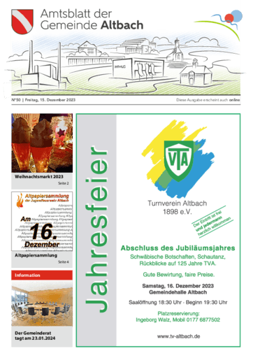 Ausgabe 50/2023 lesen
