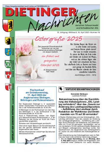 Ausgabe 16/2025 lesen