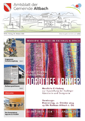 Ausgabe 40/2024 lesen