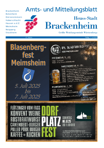 Ausgabe 27/2025 lesen