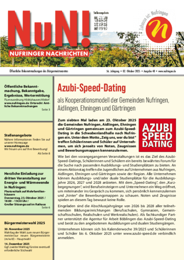 Ausgabe 40/2025 lesen