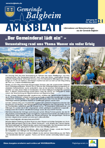 Ausgabe 21/2025 lesen