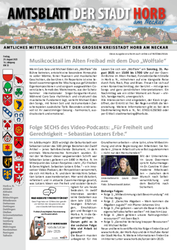 Ausgabe 35/2025 lesen