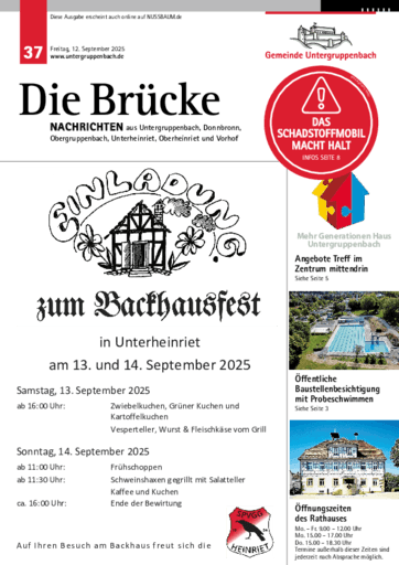 Ausgabe 37/2025 lesen