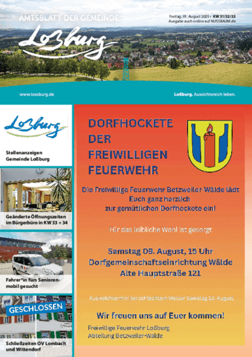 Ausgabe 31/2025 lesen