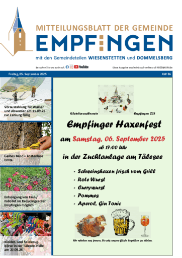 Ausgabe 36/2025 lesen