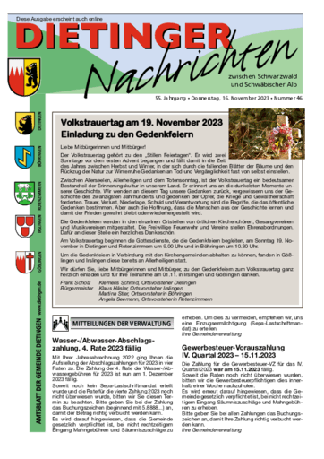 Ausgabe 46/2023 lesen