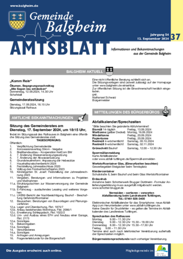 Ausgabe 37/2024 lesen