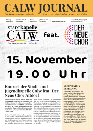 Ausgabe 45/2025 lesen