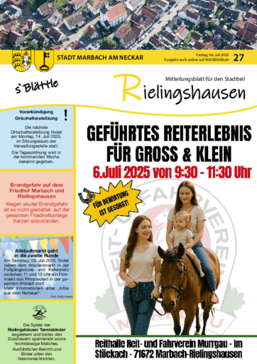 Ausgabe 27/2025 lesen