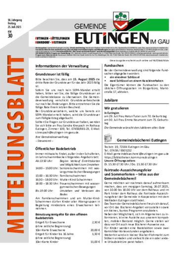 Ausgabe 30/2025 lesen