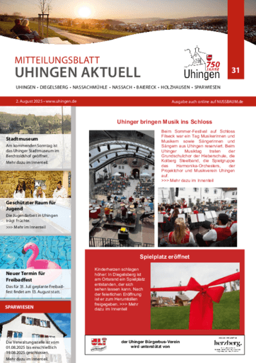 Ausgabe 31/2025 lesen