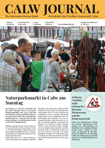 Ausgabe 30/2025 lesen