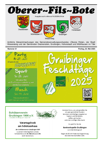 Ausgabe 21/2025 lesen