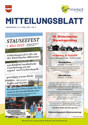 Ausgabe 17/2025 lesen