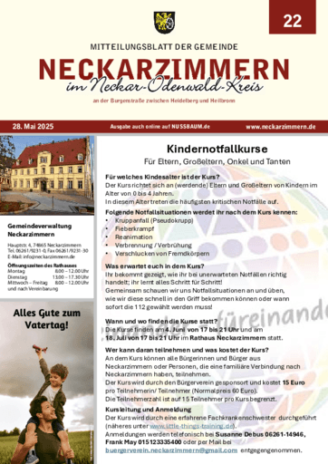 Ausgabe 22/2025 lesen