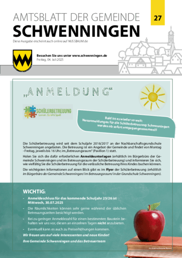 Ausgabe 27/2025 lesen