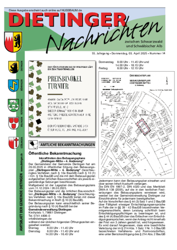 Ausgabe 14/2025 lesen