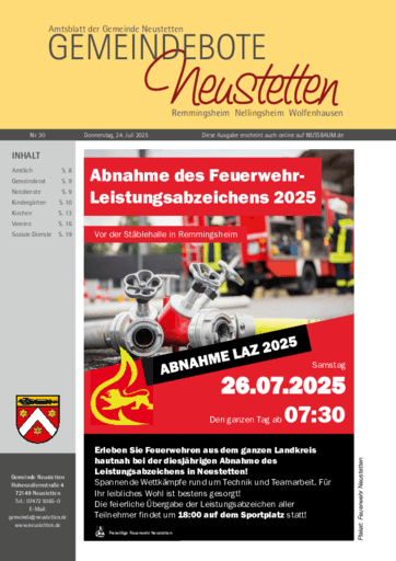 Ausgabe 30/2025 lesen