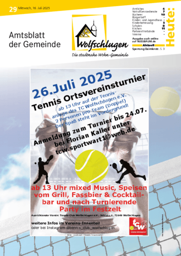 Ausgabe 29/2025 lesen