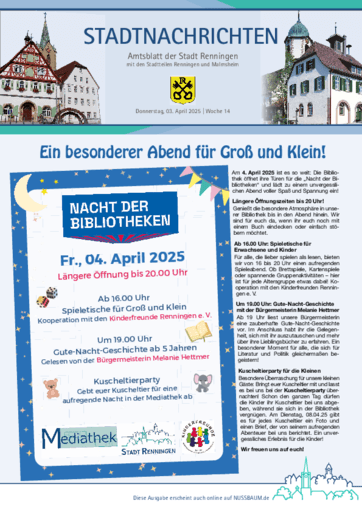 Ausgabe 14/2025 lesen
