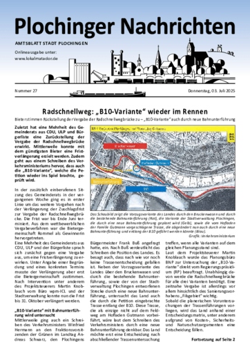 Ausgabe 27/2025 lesen