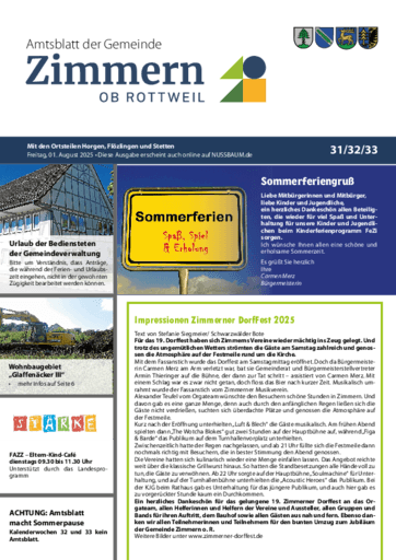 Ausgabe 31/2025 lesen