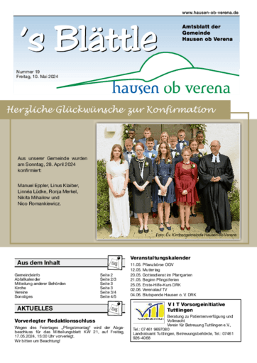 Ausgabe 19/2024 lesen