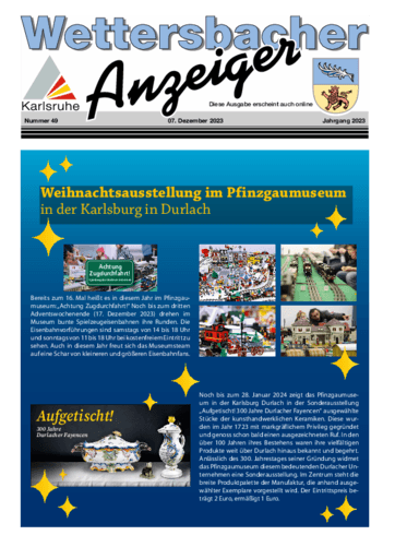 Ausgabe 49/2023 lesen