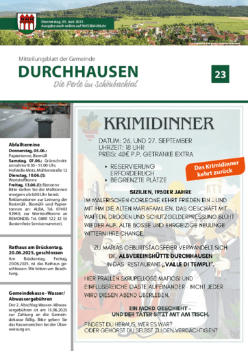 Ausgabe 23/2025 lesen