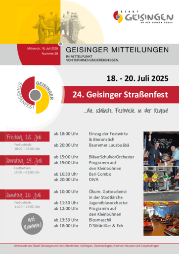 Ausgabe 29/2025 lesen